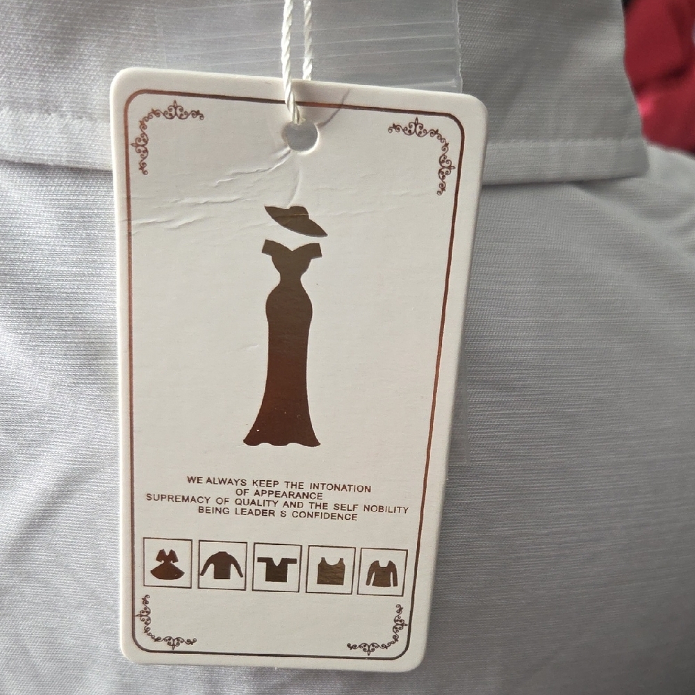 Elegant White Midi Long Sleeve Dress - Picture 3 of 4